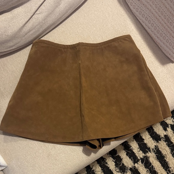Free People Dresses & Skirts - FP Suede Paradise Found Mini Skort